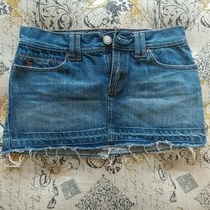Abercrombie jean skirt